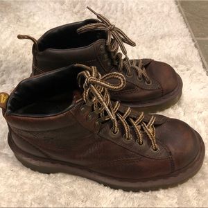Vintage Dr. Martens Brown Leather Hiking Boots